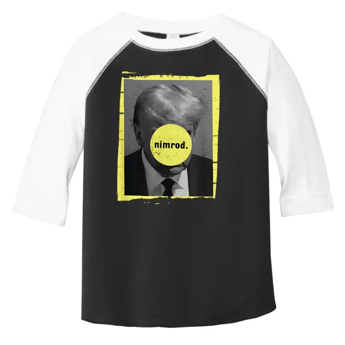 Trump Mug Shot Never Surrender Green Nimrod Trump Day Toddler Fine Jersey T-Shirt