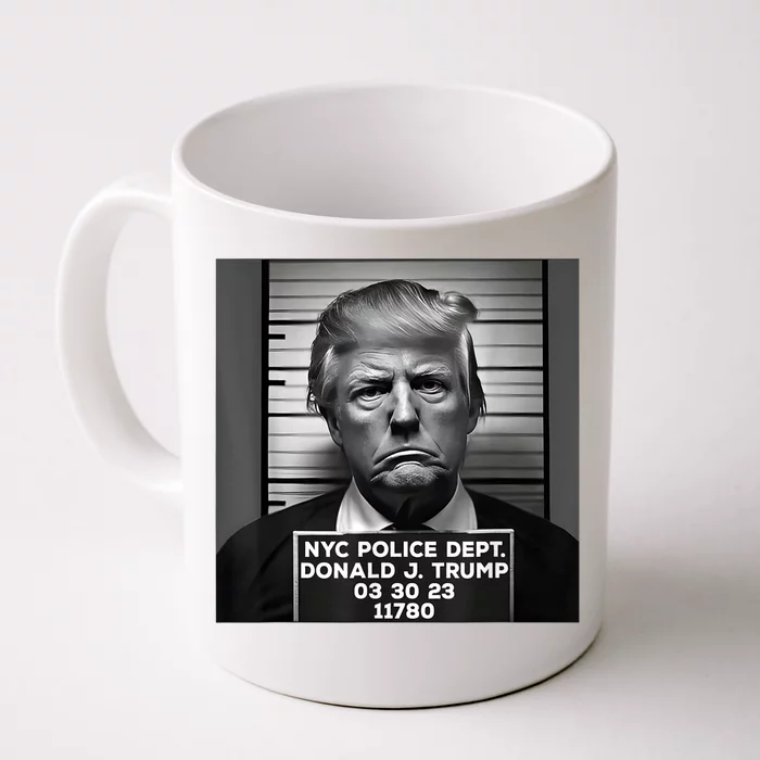 Trump Mug Shot Trump MugShot 2024 Front & Back Coffee Mug