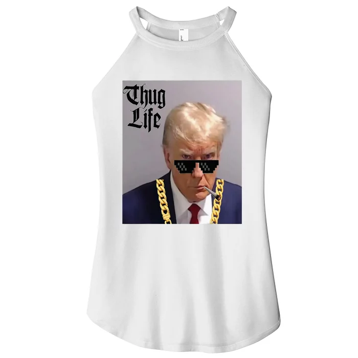 Trump Mug Shot Donald Trump Mug Shot Thug Life Women’s Perfect Tri Rocker Tank