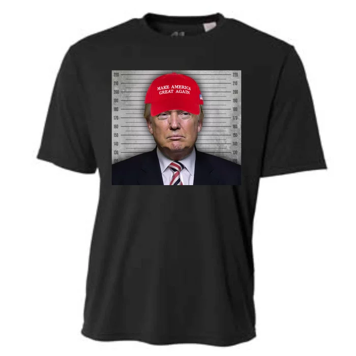 Trump Mugshot MAGA Cooling Performance Crew T-Shirt