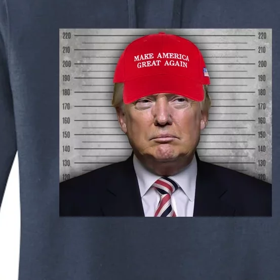 Trump Mugshot MAGA Women's Pullover Hoodie