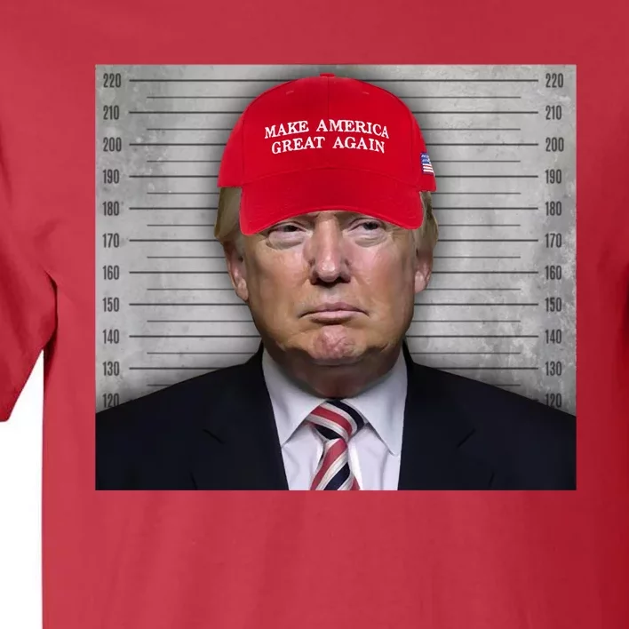 Trump Mugshot MAGA Tall T-Shirt