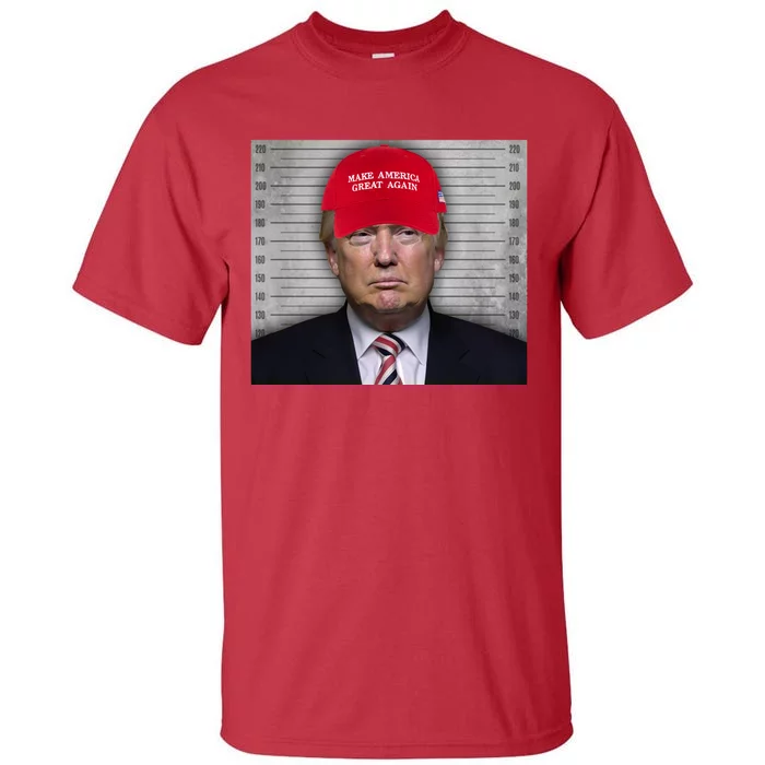 Trump Mugshot MAGA Tall T-Shirt