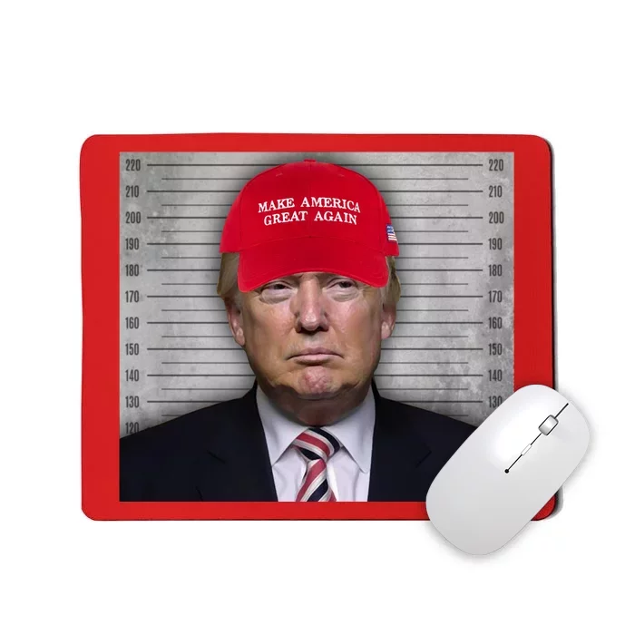 Trump Mugshot MAGA Mousepad