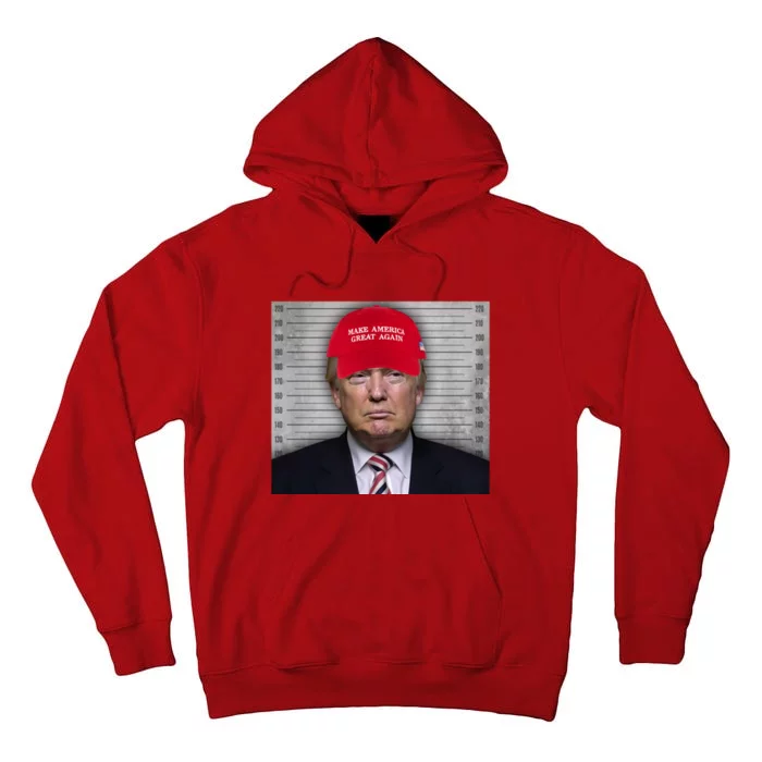 Trump Mugshot MAGA Tall Hoodie