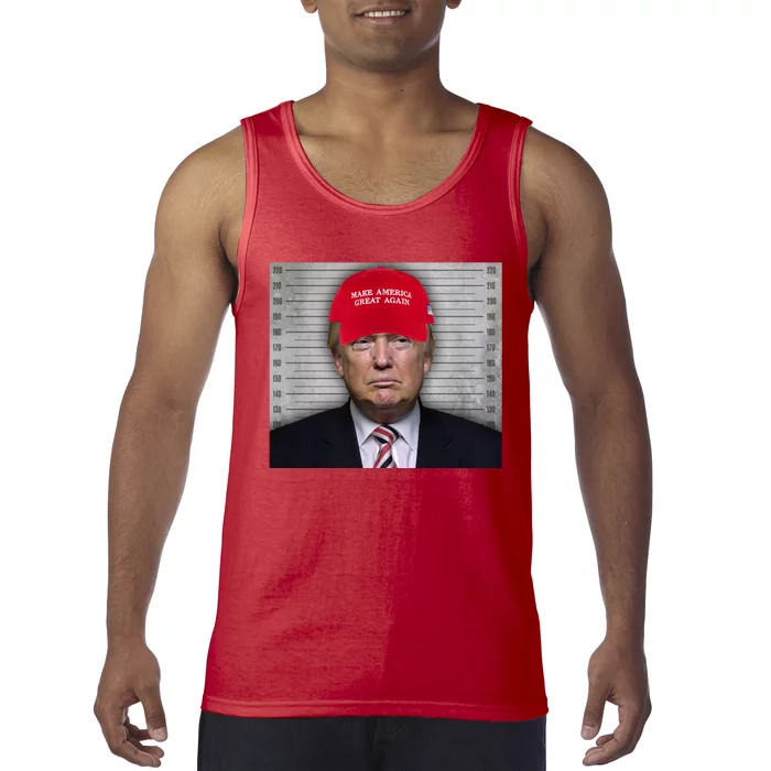 Trump Mugshot MAGA Tank Top