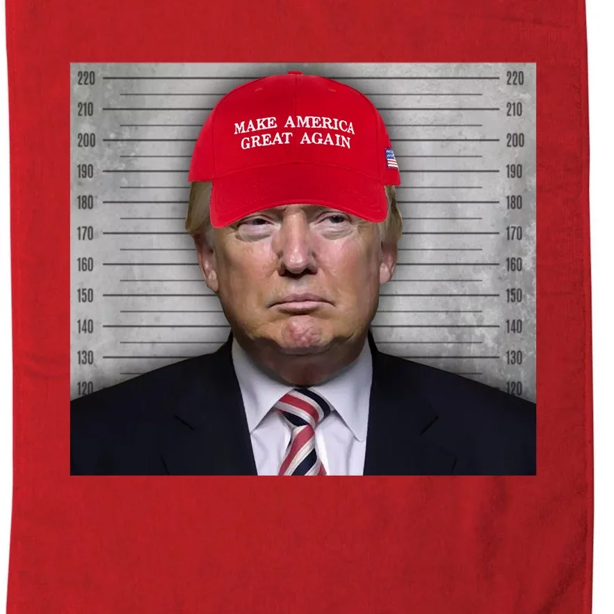 Trump Mugshot MAGA Platinum Collection Golf Towel