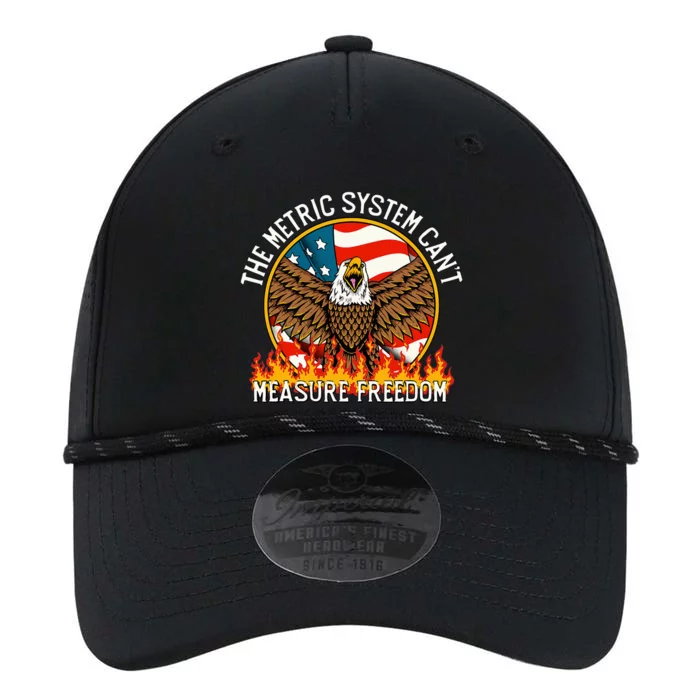 The Metric System CanT Measure Freedom Eagle Usa Flag Performance The Dyno Cap