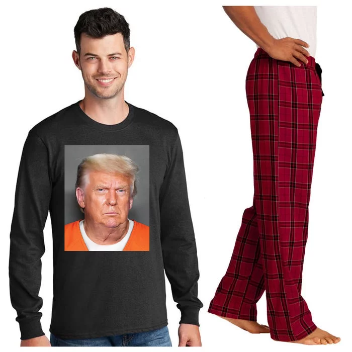 Trump Mugshot Long Sleeve Pajama Set