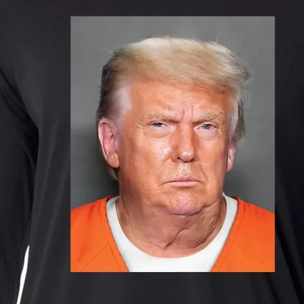 Trump Mugshot Cooling Performance Long Sleeve Crew