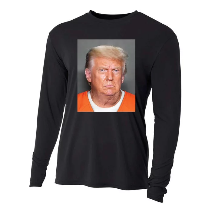 Trump Mugshot Cooling Performance Long Sleeve Crew