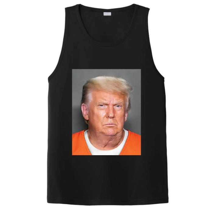 Trump Mugshot Performance Tank