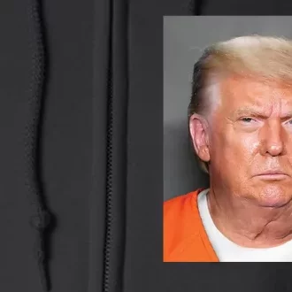 Trump Mugshot Full Zip Hoodie