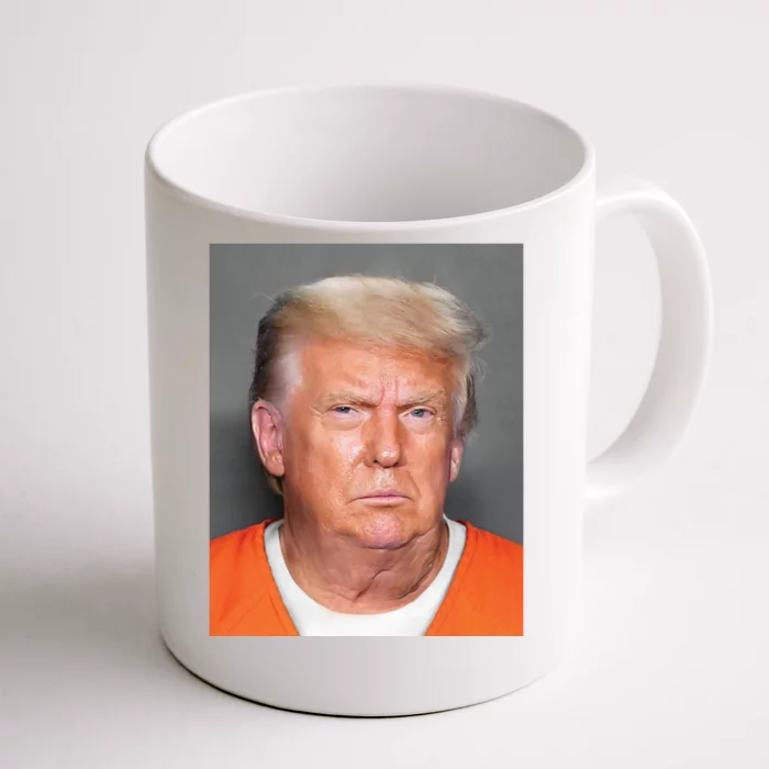 Donald Trump Mug Shot Before Coffee Mug