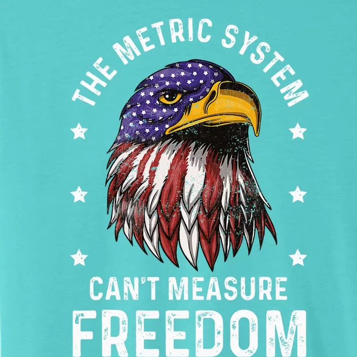 The Metric System CanT Measure Freedom 4th Of July ChromaSoft Performance T-Shirt