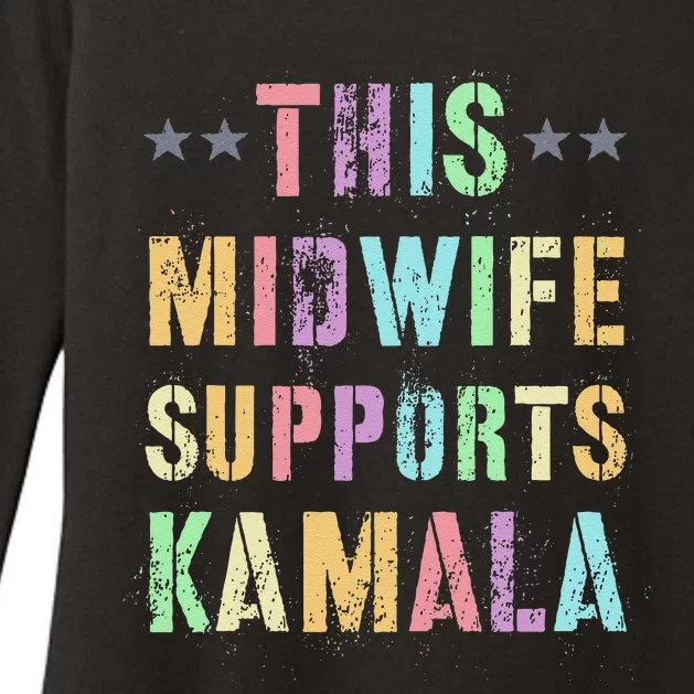 This Midwife Supports Kamala 2024 Election IM Speaking Womens CVC Long Sleeve Shirt