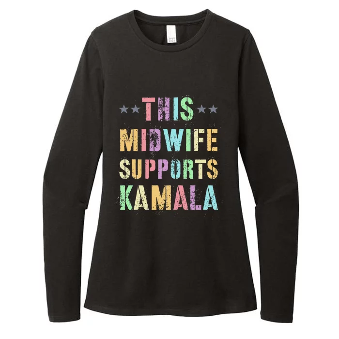 This Midwife Supports Kamala 2024 Election IM Speaking Womens CVC Long Sleeve Shirt