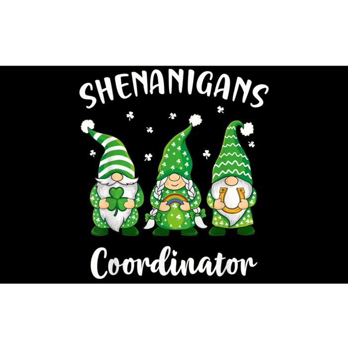 Teacher Mom St Patricks Day Shenanigans Coordinator Gnome Bumper Sticker