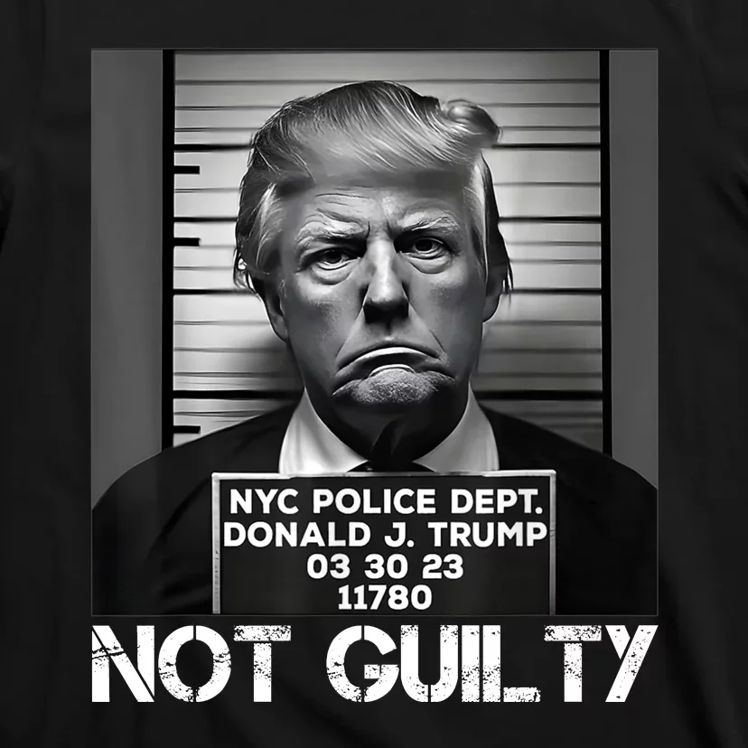 Trump Mug Shot, Trump Not Guilty Pro Trump Supporter T-Shirt