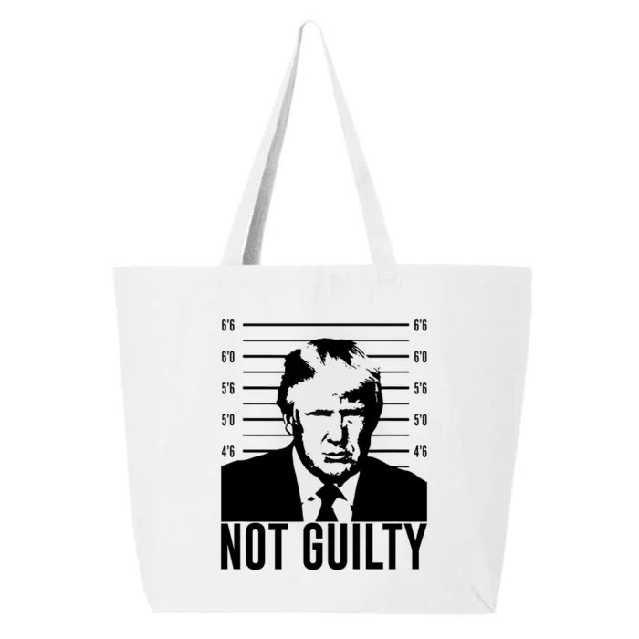 Trump Mug Shot, Trump Not Guilty Pro Trump Supporter 25L Jumbo Tote