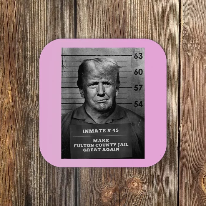 Trump Mug Shot Make Fulton County Jail Great Again Coaster