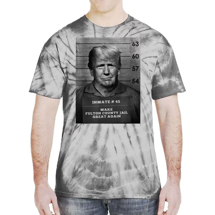 Trump Mug Shot Make Fulton County Jail Great Again Tie-Dye T-Shirt