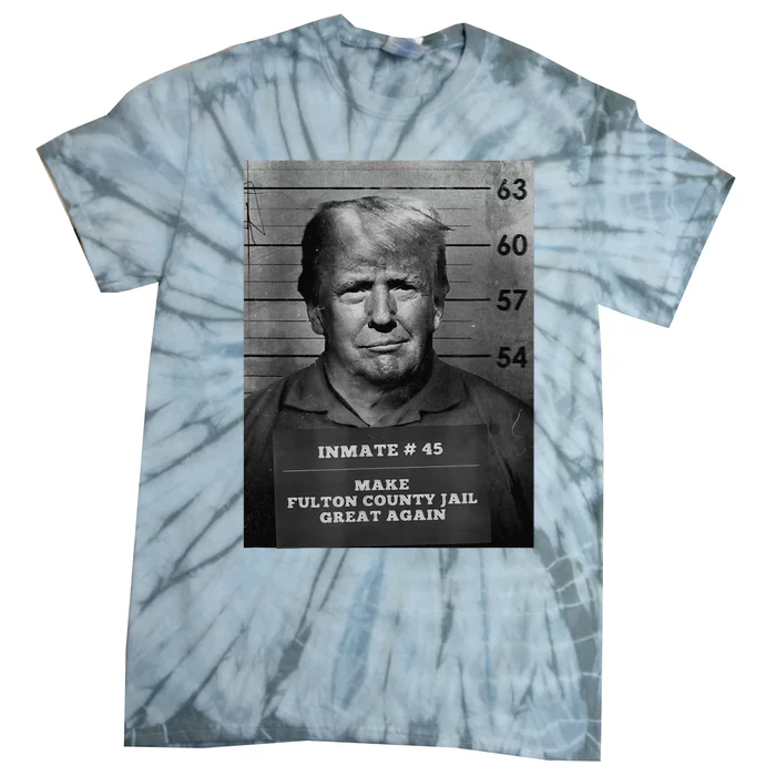 Trump Mug Shot Make Fulton County Jail Great Again Tie-Dye T-Shirt