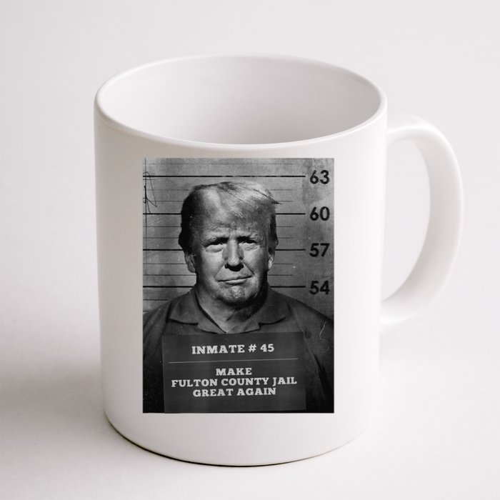 Trump Mug Shot Make Fulton County Jail Great Again Front & Back Coffee Mug