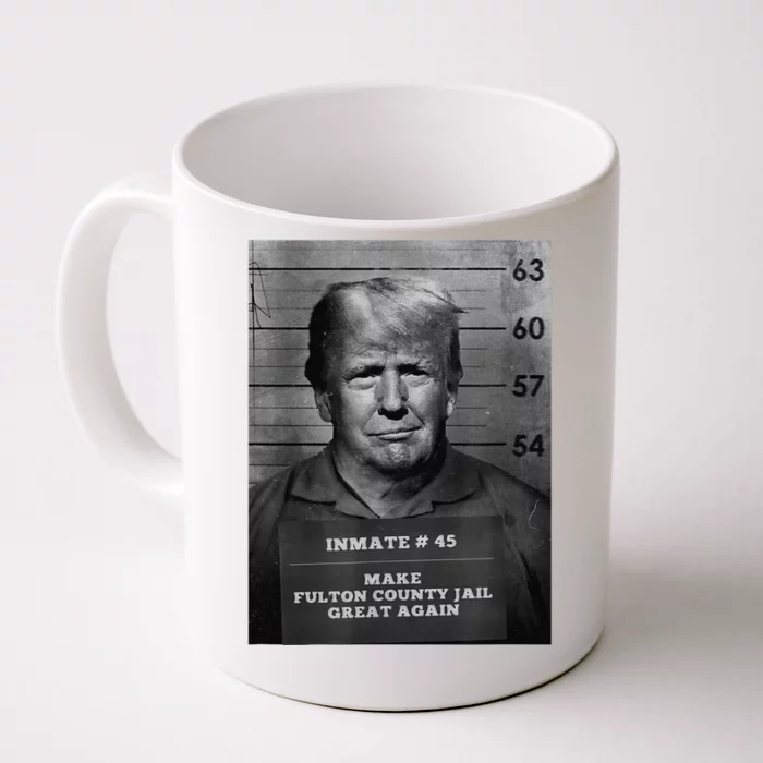 Trump Mug Shot Make Fulton County Jail Great Again Front & Back Coffee Mug