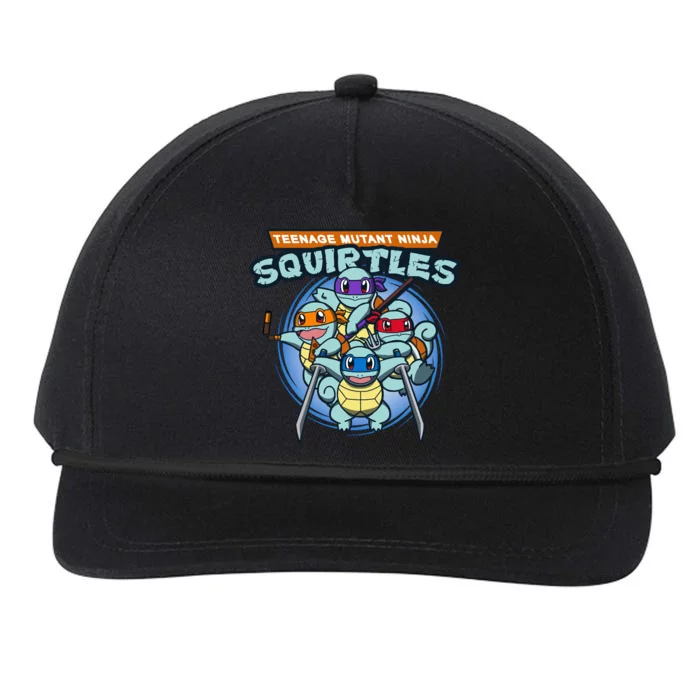 Teenage Mutant Squirtles Snapback Five-Panel Rope Hat