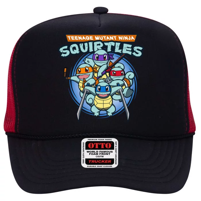 Teenage Mutant Squirtles High Crown Mesh Trucker Hat