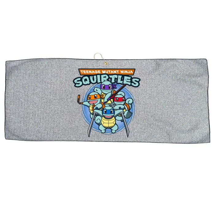 Teenage Mutant Squirtles Large Microfiber Waffle Golf Towel