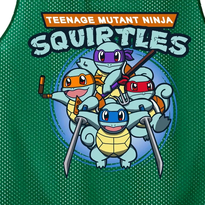 Teenage Mutant Squirtles Mesh Reversible Basketball Jersey Tank