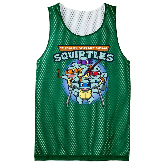 Teenage Mutant Squirtles Mesh Reversible Basketball Jersey Tank