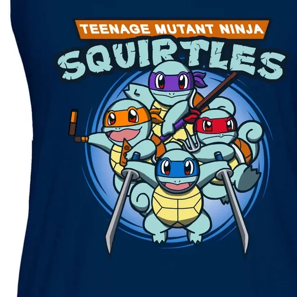 Teenage Mutant Squirtles Ladies Essential Flowy Tank