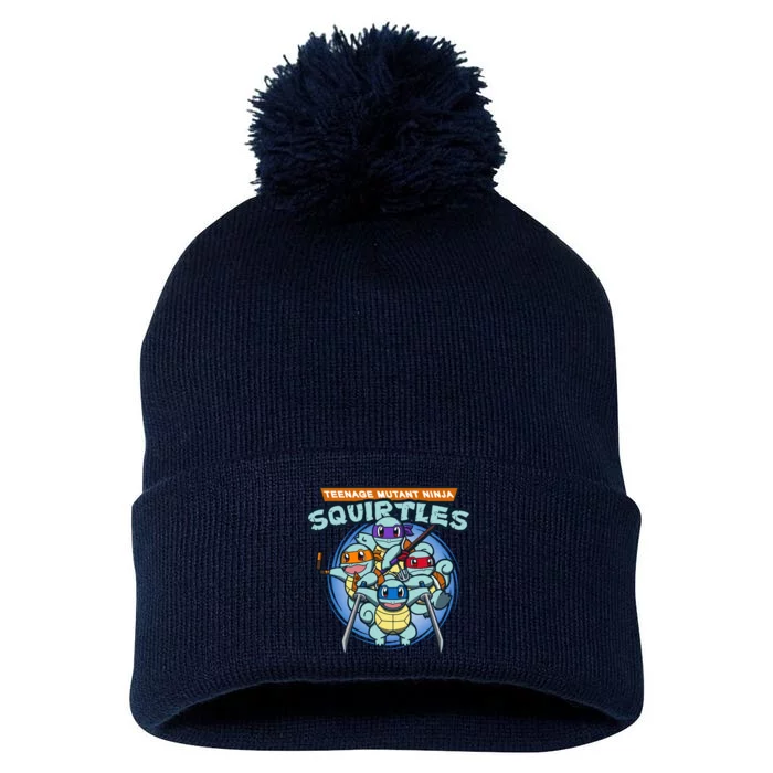 Teenage Mutant Squirtles Pom Pom 12in Knit Beanie