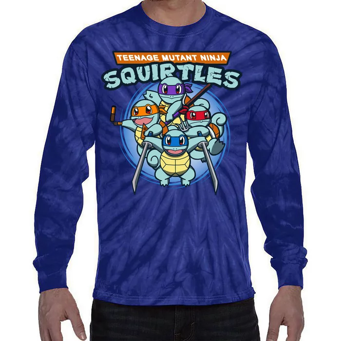 Teenage Mutant Squirtles Tie-Dye Long Sleeve Shirt