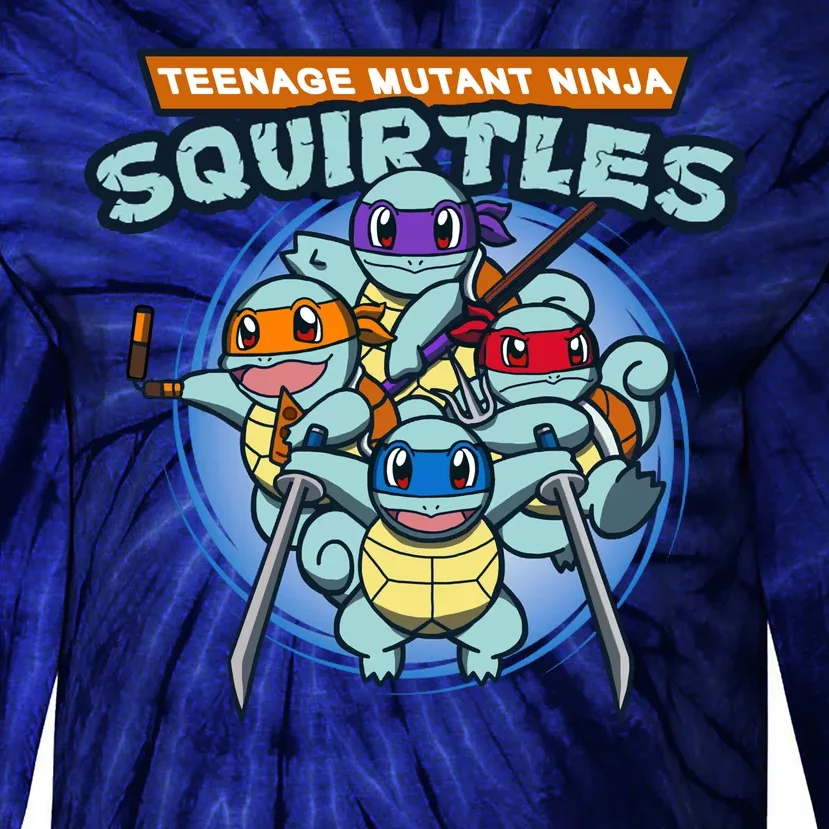 Teenage Mutant Squirtles Tie-Dye Long Sleeve Shirt