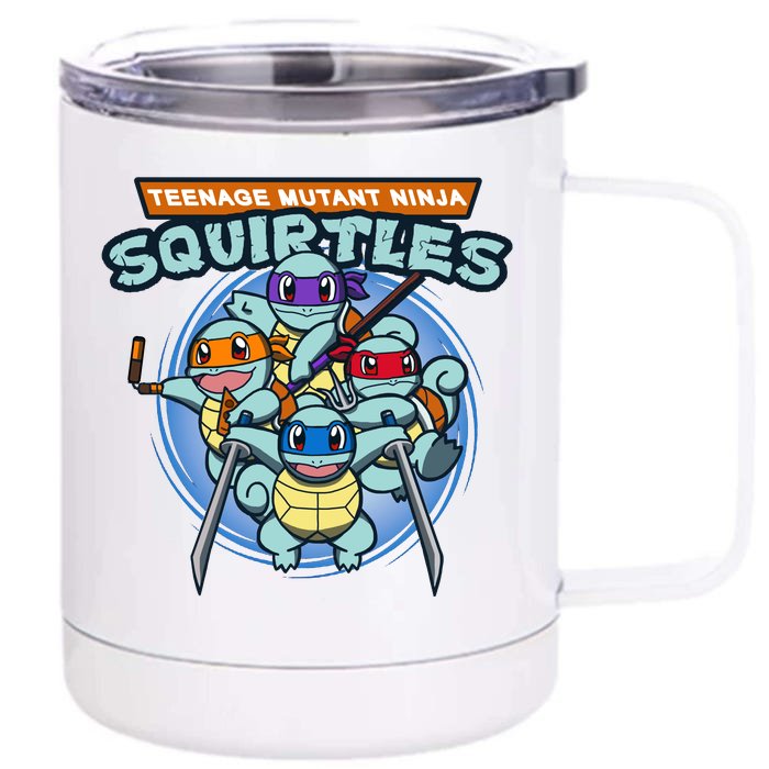 Teenage Mutant Squirtles Front & Back 12oz Stainless Steel Tumbler Cup