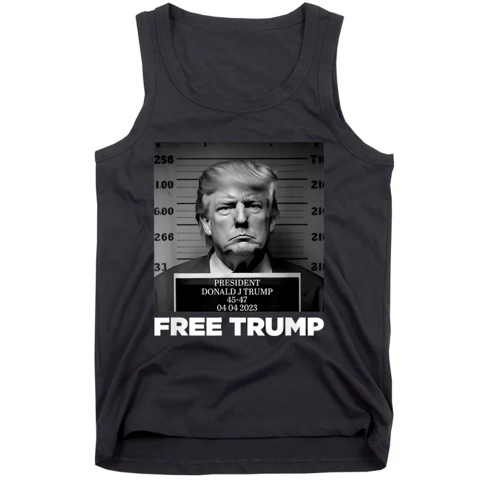 Trump Mugshot 2024 President Legend Trump never surrender Tank Top