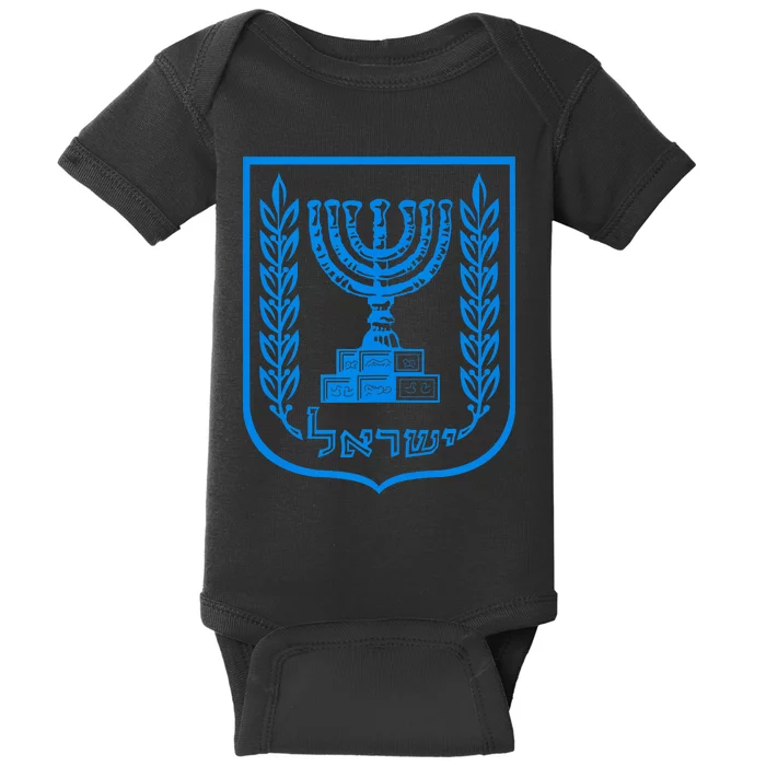 Temple Menorah Sevenbranched Candelabrum Judaism Israel Baby Bodysuit