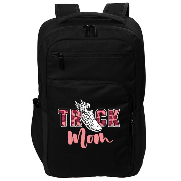 Track Mom Sprinting Marathon Track And Field Runner Impact Tech Backpack