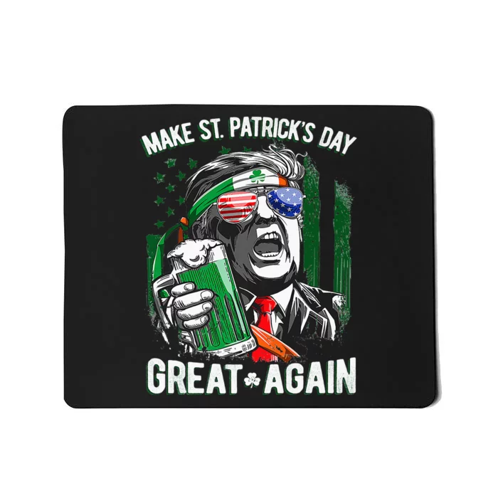 Trump Make Saint Patricks Day Great Again Beer Drinking Mug Mousepad