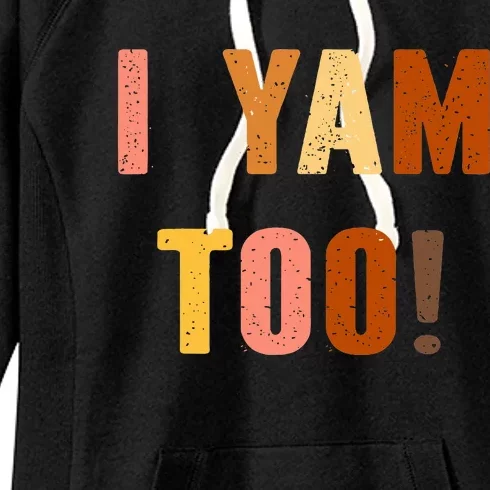 They're My Sweet Potatoes i yam Too Thanksgiving couples Women's Fleece Hoodie