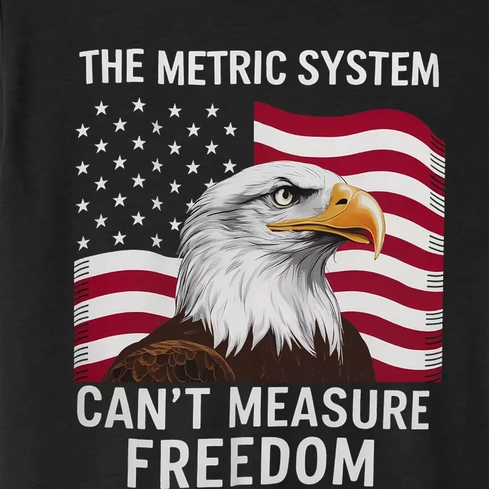 The Metric System CanT Measure Freedom Funny 4th Of July ChromaSoft Performance T-Shirt