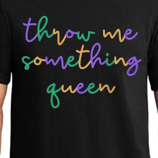 Throw Me Something Queen Mardi Gras Pajama Set