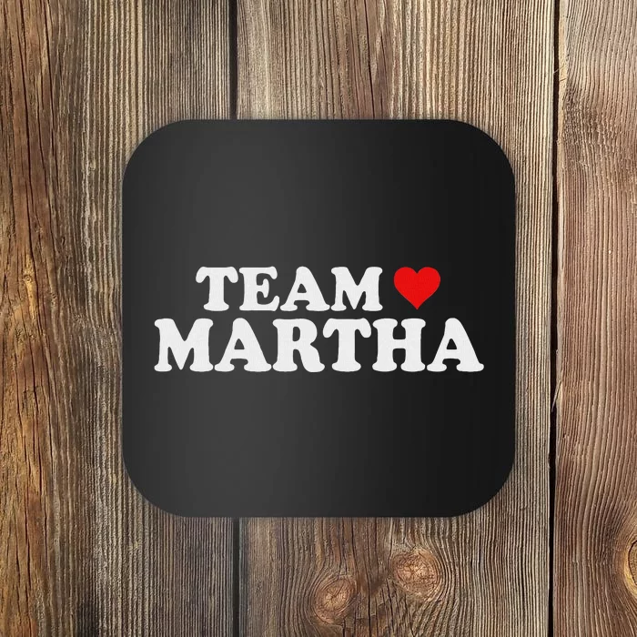 Team Martha Supporter Design Coaster