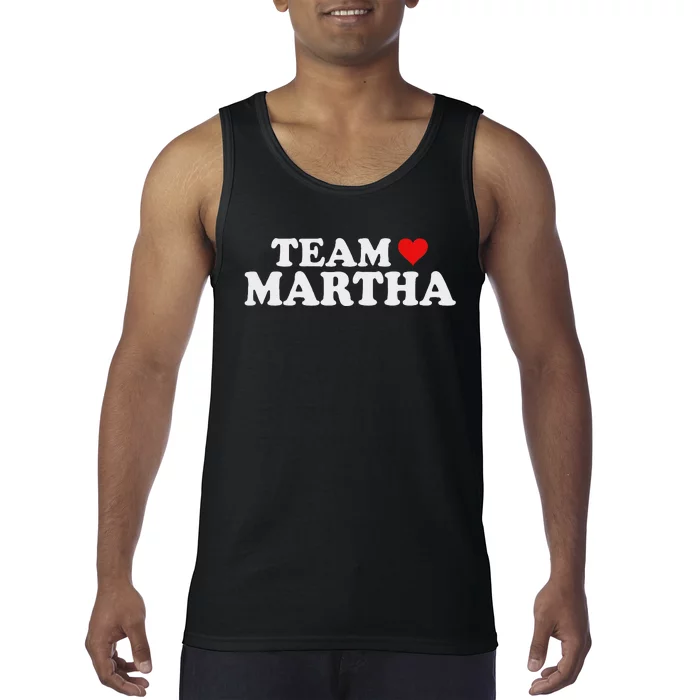 Team Martha Supporter Design Tank Top