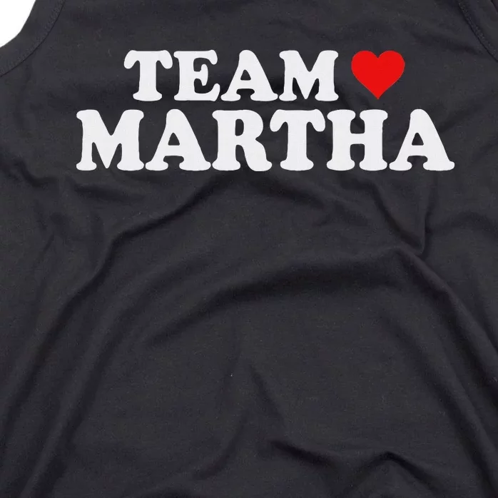 Team Martha Supporter Design Tank Top