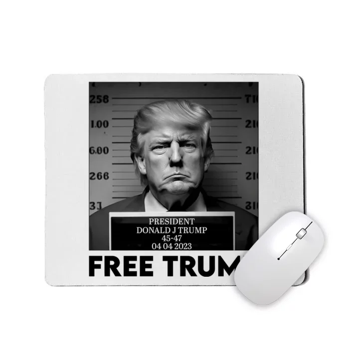 Trump Mug Shot, Trump Not Guilty Pro Trump Supporter Mousepad